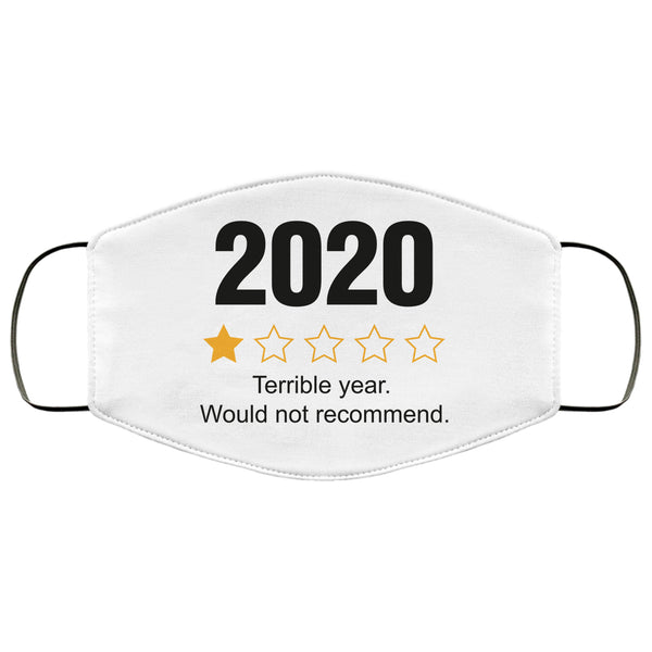 2020 Review Covering 2020 Would Not Recommend 2020 Sucks Bandana 2020 One Star