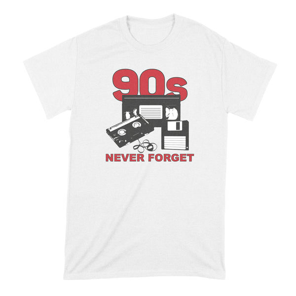 90s Never Forget Shirt Never Forget 90s Tshirt VHS Tape Shirt Nineties Shirt