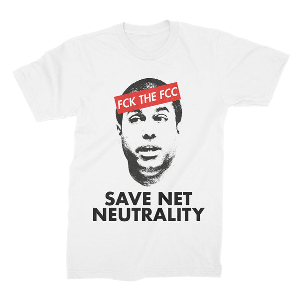 FCK THE FCC T-Shirt Save Net Neutrality Shirt Keep The Internet Free Tee Anti Ajit Pai