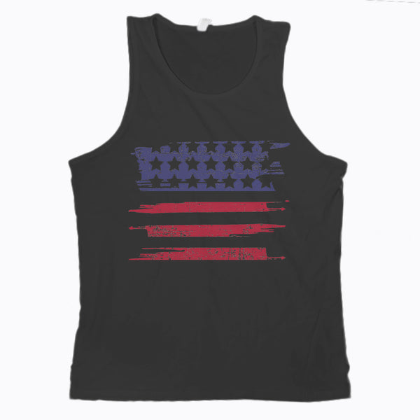 Mens 4th of July Tanks Independence Day Tank for Men
