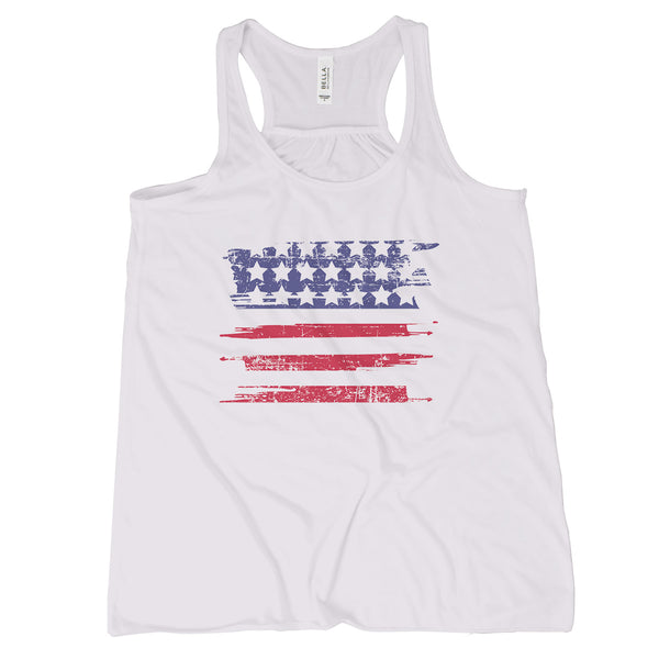 Ladies 4th of July Tank Top Independence Day Tanks for Women
