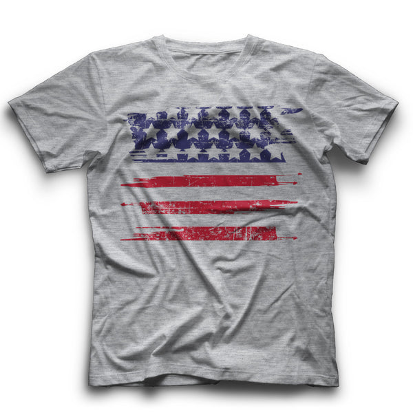 July 4th American Flag T-Shirt