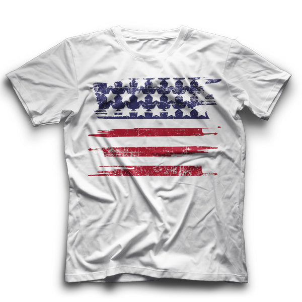 July 4th American Flag T-Shirt