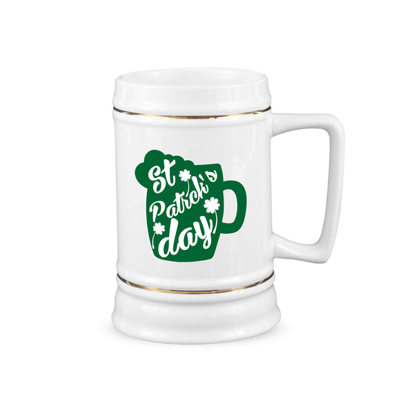 St Patrick’s Day Beer Stein Happy St Paddys Day Steins Irish St Patricks Mug Festive Beer Drinking Gift