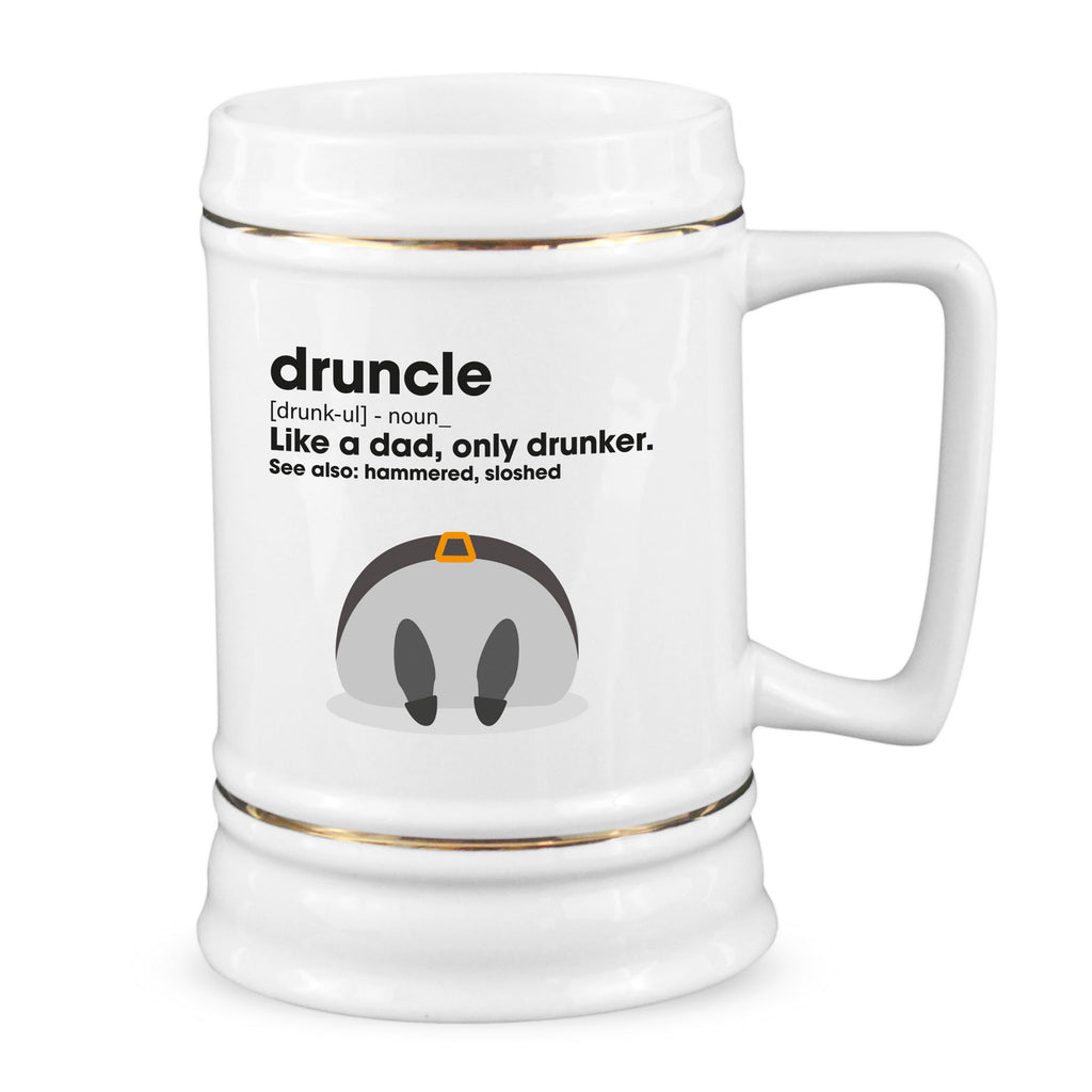 Druncle Mug Drunkle Beer Mug Stein Funny Uncle Gifts