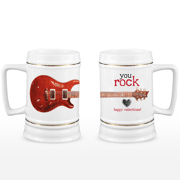 Paul Reed Smith Guitar Coffee Mug for Valentine's Day - Wrap Around Design