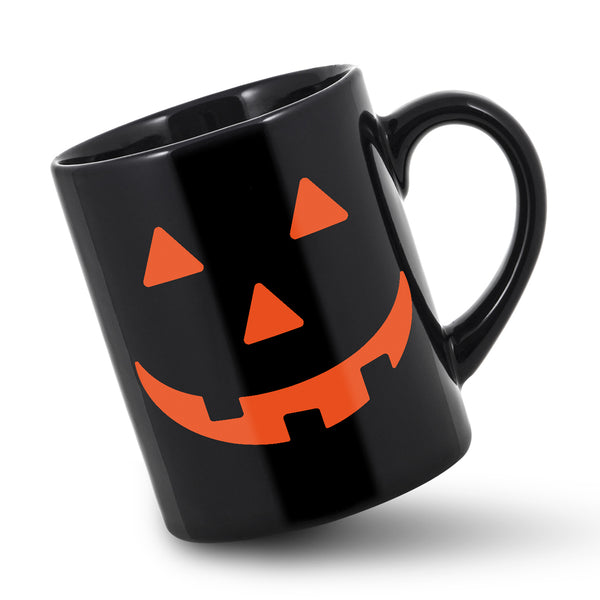Halloween Pumpkin Black Mug