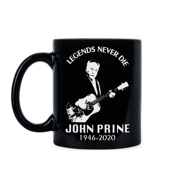 John Prine Mug Legends Never Die Coffee Mug Country Folk Music Gifts