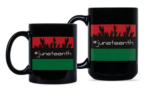 Juneteenth Coffee Mug Black Freedom Mug