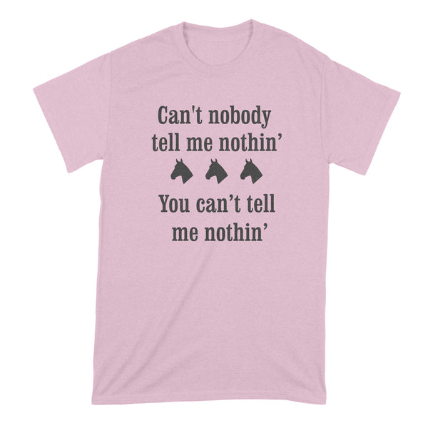 Old Town Road Shirt Kids Can't Nobody Tell Me Nothing Shirt Kids