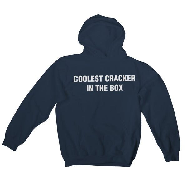 Coolest Cracker in the Box Hoodie Coolest Cracker Gag Gift Coolest Cracker Box Clothing