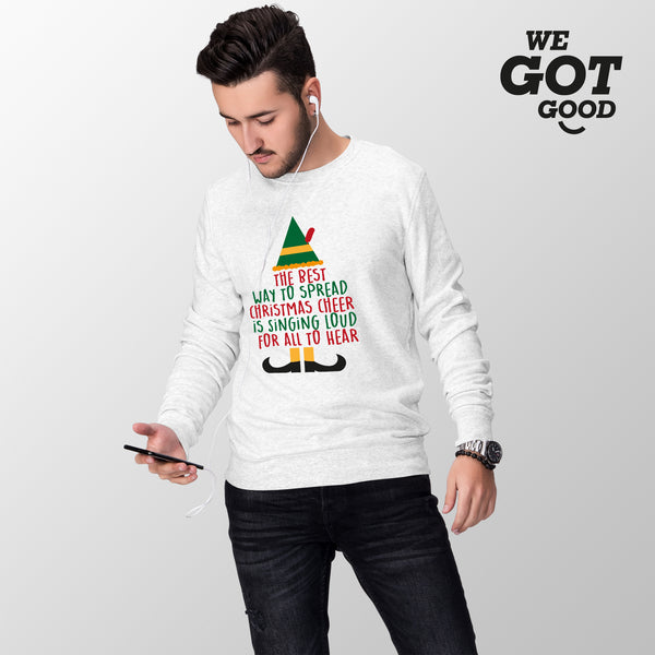 Best Way to Spread Christmas Cheer Sweatshirt The Best Way to Spread Christmas Cheer Sweatshirt