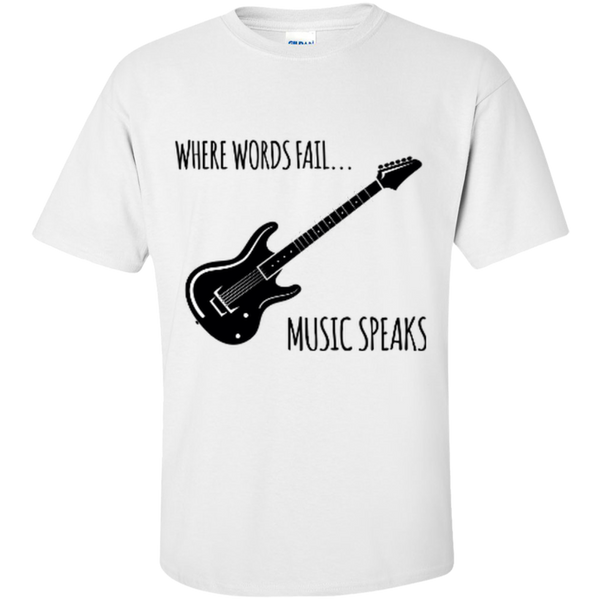 Where Words Fail, Music Speaks - Basic T-Shirt