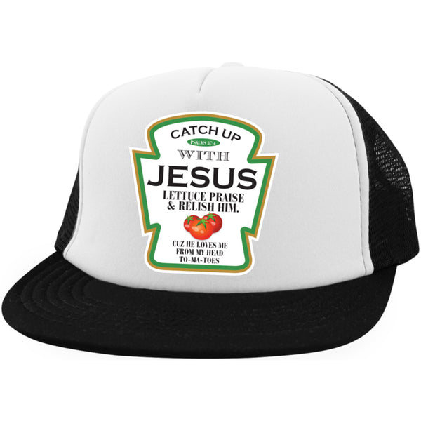 Catch Up With Jesus Hat Funny Christian Hats
