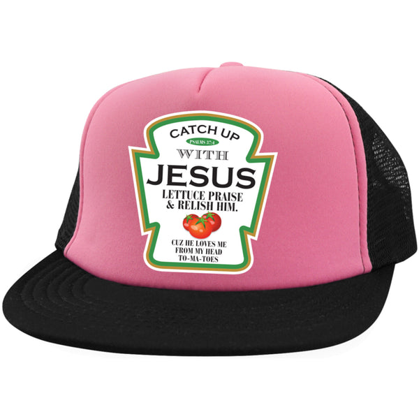 Catch Up With Jesus Hat Funny Christian Hats