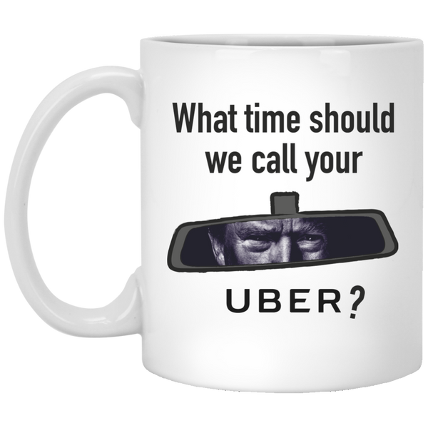What Time Should We Call Your Uber Mugs- Chrissy Teigen - Donald Trump’s Tweet