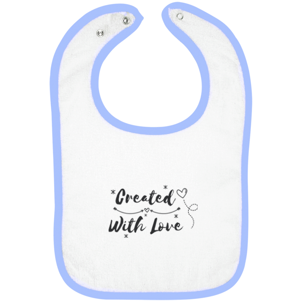 Created with Love Infant Terry Snap Bib
