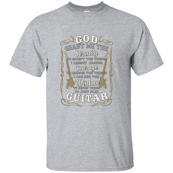 God Serenity Courage Guitar Basic T-Shirt