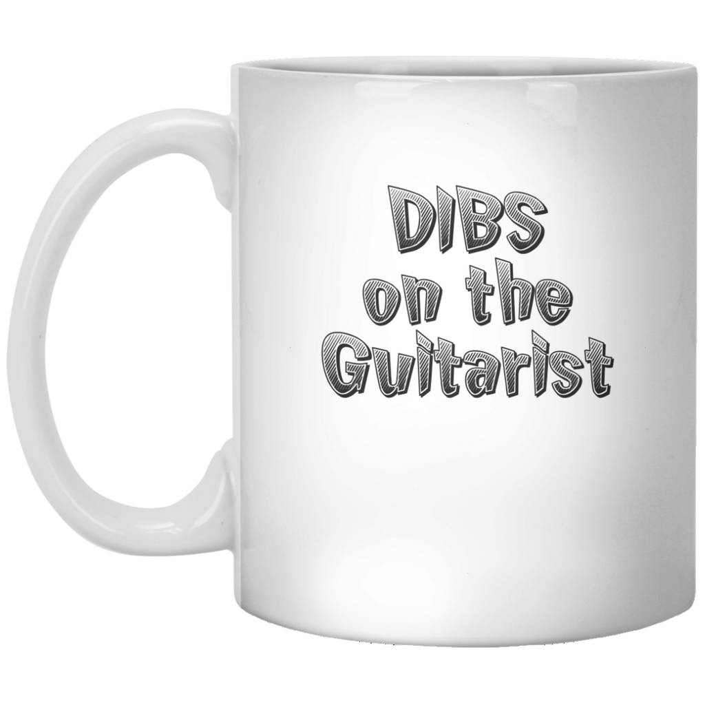 Dibs On The Guitarist Coffee Mug
