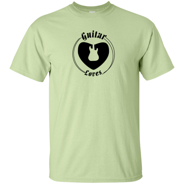 Guitar Loves Black Logo - Custom Ultra Cotton T-Shirt
