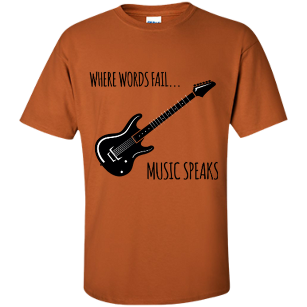 Where Words Fail, Music Speaks - Basic T-Shirt