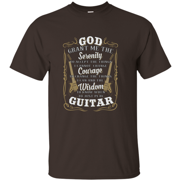 God Serenity Courage Guitar Basic T-Shirt