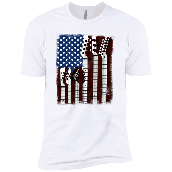 American Flag Guitar Shirt