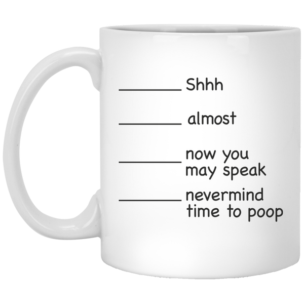 Poop Mug Funny Poop Mug For Dad Time to Poop Gift Idea Funny Mugs for Women Housewarming Gift Quote Quotes Mug Mugs Gifts Cups