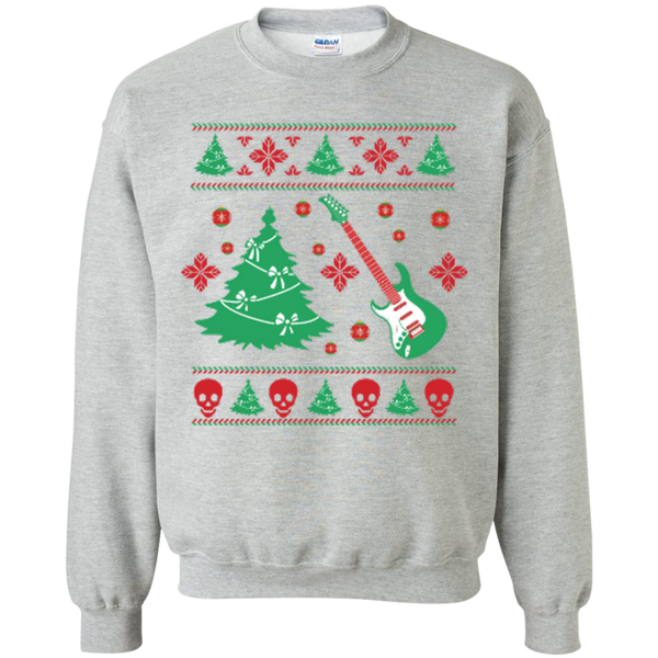 Tacky Christmas Sweater Guitar Tee
