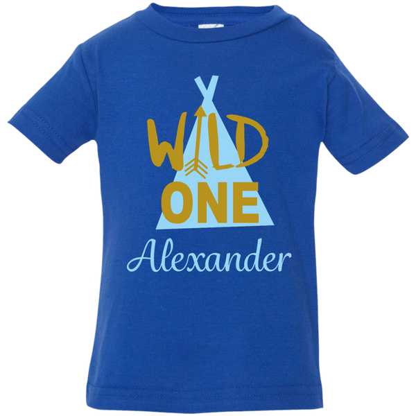 Boy Wild One Infant Gown and Shirt Options