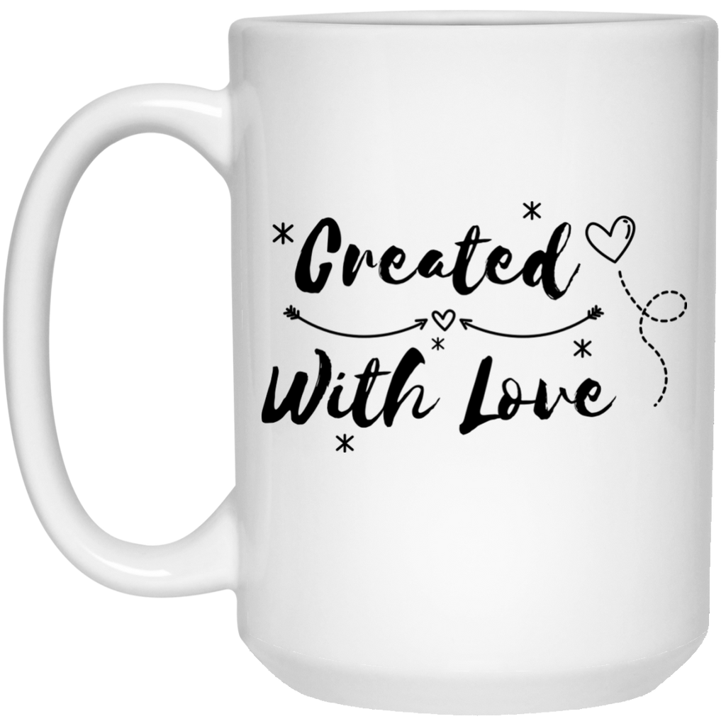 Created With Love Mug - 15oz