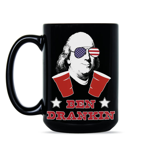 Ben Drankin Mug Ben Drinkin Coffee Mug Funny Ben Franklin Mug