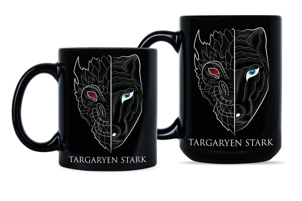 House Stark Mug House Targaryen Mug GOT Dragon Mug Targaryen Stark Wolf Coffee Mug