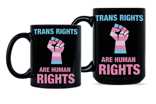Transgender Coffee Mug Trans Rights Are Human Rights