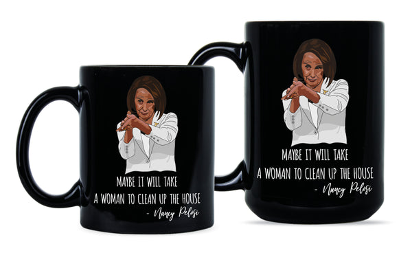 Nancy Pelosi Mug Nancy Pelosi Clap Coffee Mug Pelosi Clapback