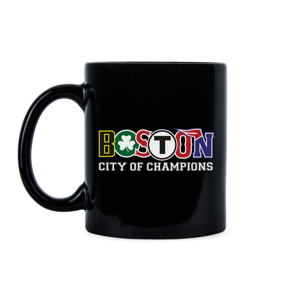 Boston City of Champions Mug Boston Sports Coffee Mug
