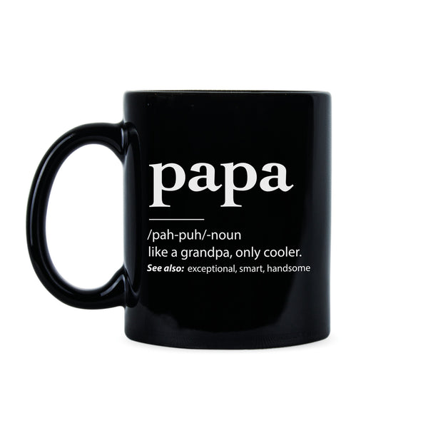 Papa Coffee Mug Papa Like A Grandpa Only Cooler Cute Grandpa Gifts