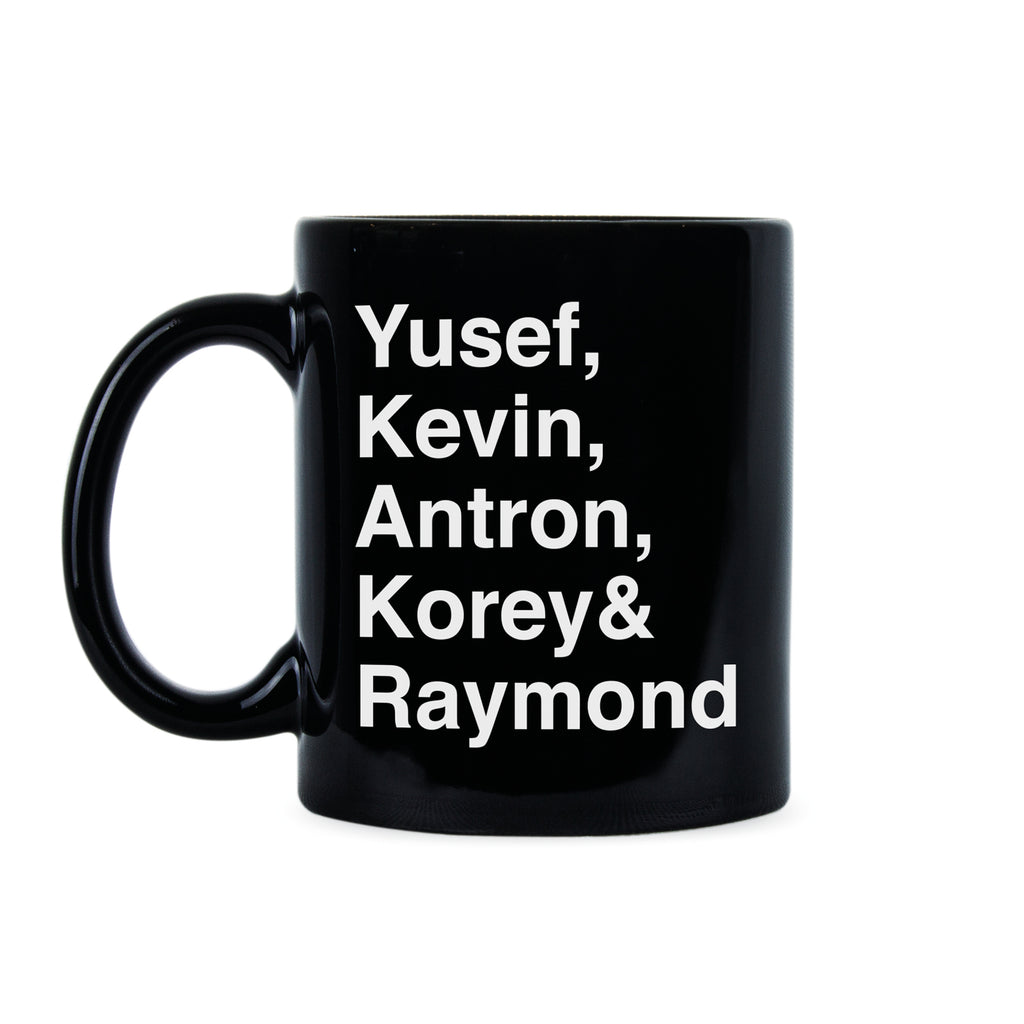 Exonerated 5 Mug Yusef Kevin Antron Korey Raymond Central Park Five Coffee Mug