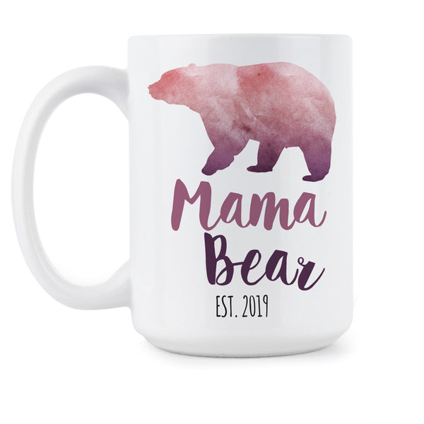 Mama Bear est 2019 Mothers Day Mug Mama Bear Coffee Mug New Mom Gift