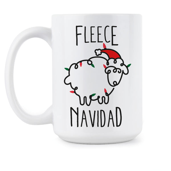 Fleece Navidad Mug Sheep Coffee Mug