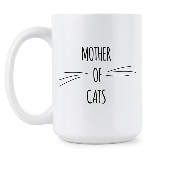 Mother Of Cats Coffee Mug Cat Mom Mug Cat Mama Mug