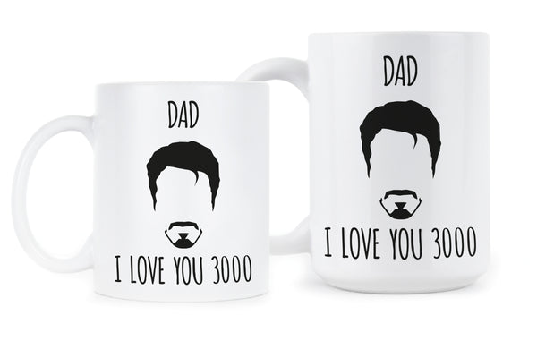 Dad I Love You 3000 Mug Dad I Love You Three Thousand Mug