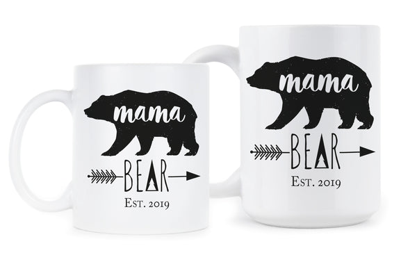 Mama Bear est 2019 Coffee Mug New Mother Mugs Mothers Day Gift Mom Mommy
