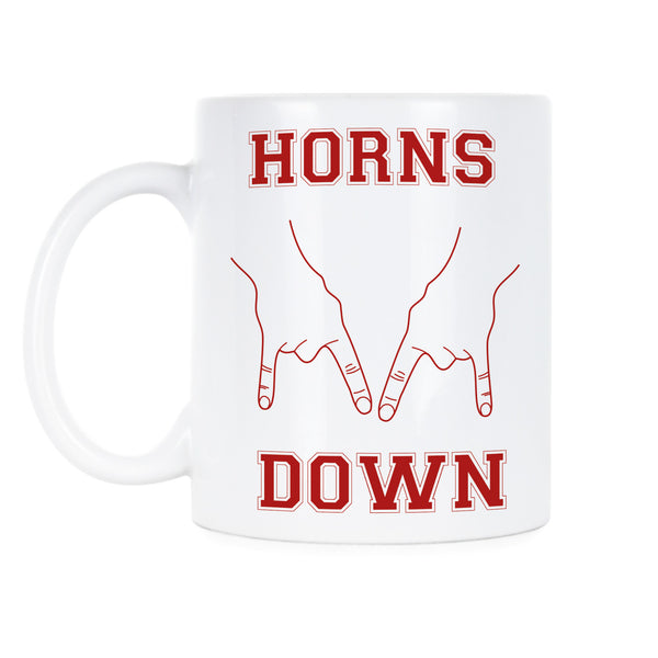 Horns Down Mug Horns Down Texas Horns Down Oklahoma