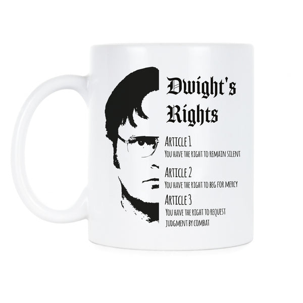 Dwights Rights Mug Dwight Schrute Mug
