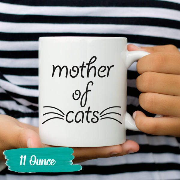 mother of cats mug