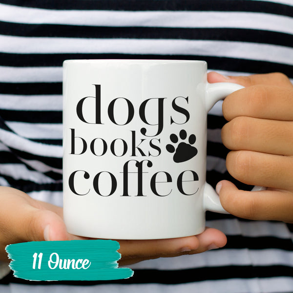 Dogs Books Coffee Mugs