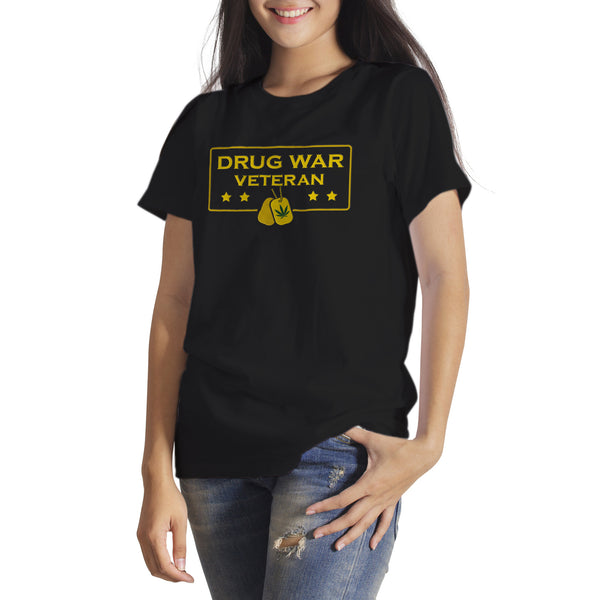 Drug War Veteran Shirt Funny Weed Shirts