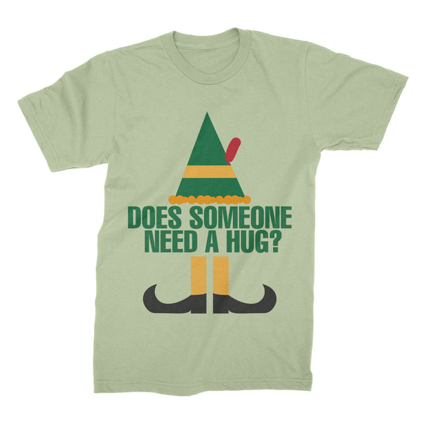 Buddy the Elf Shirt Does Someone Need a Hug T-Shirt Elf Movie Tee for Christmas