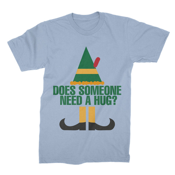 Buddy the Elf Shirt Does Someone Need a Hug T-Shirt Elf Movie Tee for Christmas